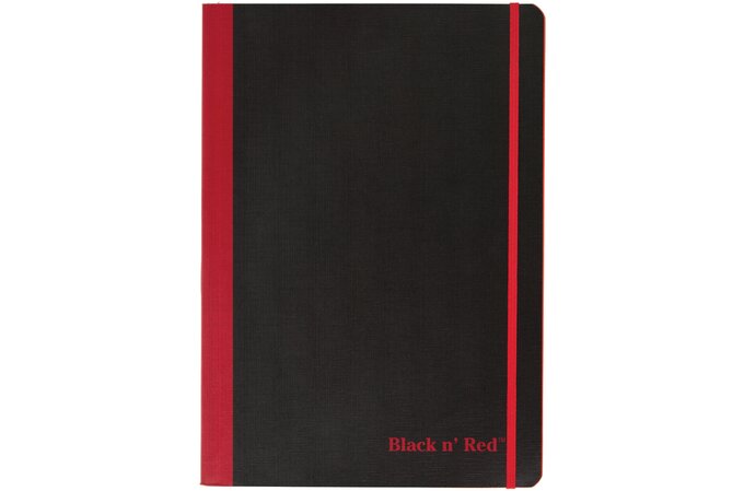 Black N Red Flexible Business Notebook Casebound 72 Sheets 8 1 4 X 11 3 4 Black Business Notebooks Mead