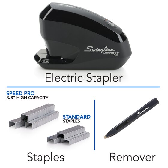 quiet electric stapler