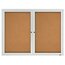 Quartet® Classic Style Enclosed Cork Bulletin Boards for Indoor Use, Swing Door thumbnail images 1 of 3