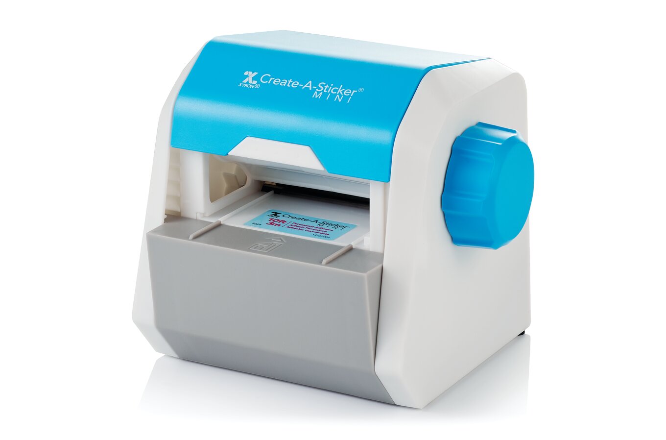  Xyron Create-A-Sticker, Mini, 2.5” Sticker and Label Maker  Machine, Portable, Includes Permanent Adhesive, Pre-Loaded, Color May Vary  (XRN250-CFTEN) : Arts And Crafts Adhesives : Office Products