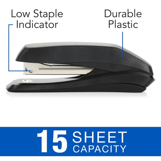 Swingline Standard Stapler Eco Version 15 Sheets Black S7054501 for sale online 