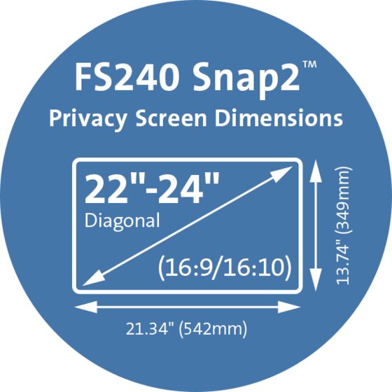Snap2™ Privacy Screens for Monitors