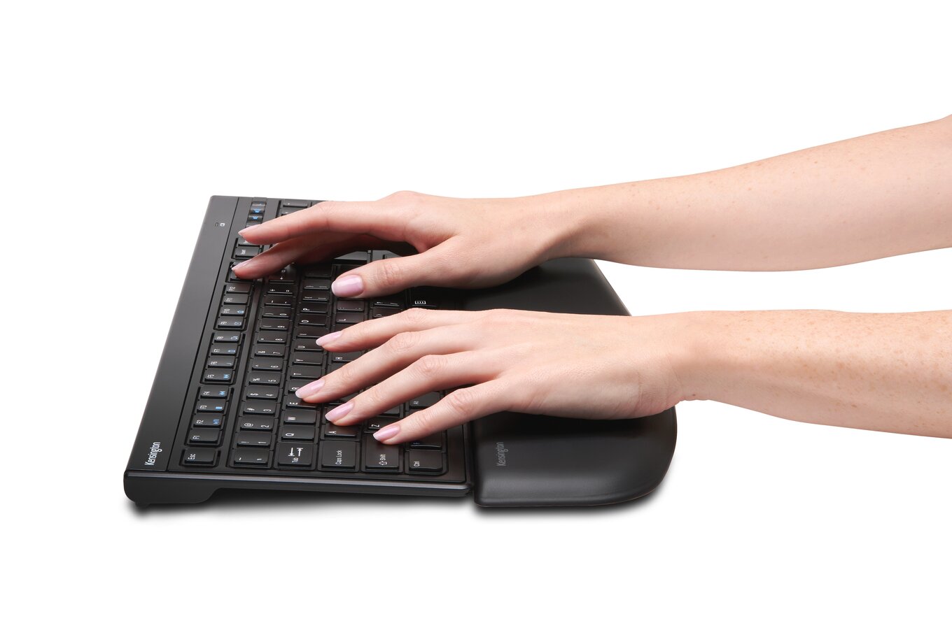 Repose-poignets pour clavier, repose-poignets en mousse à mémoire et en  fibre lisse pour clavier TKL, ergonomique et antidérapant