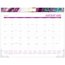 Cambridge Agate Monthly Desk Pad Calendar, Large