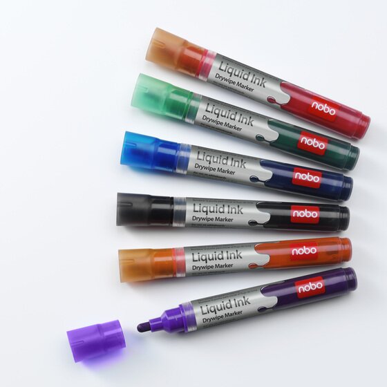 Liquid Ink Drywipe Markers