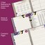 Cambridge Vienna Weekly Monthly Planner, Small, Purple