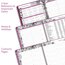 Cambridge FloraDoodle Premium Weekly Monthly Appointment Book, Large, Black/White