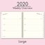Lillian Farag Pink Dot String Weekly-Monthly Large Planner
