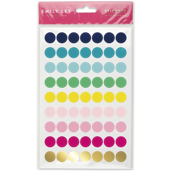 circle sticker sheets