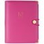 Simplified System by Emily Ley for AT-A-GLANCE Organizer Cover, 7 Ring, Fuchsia, Desk Size, 5 1/2" x 8 1/2" thumbnail images 1 of 6