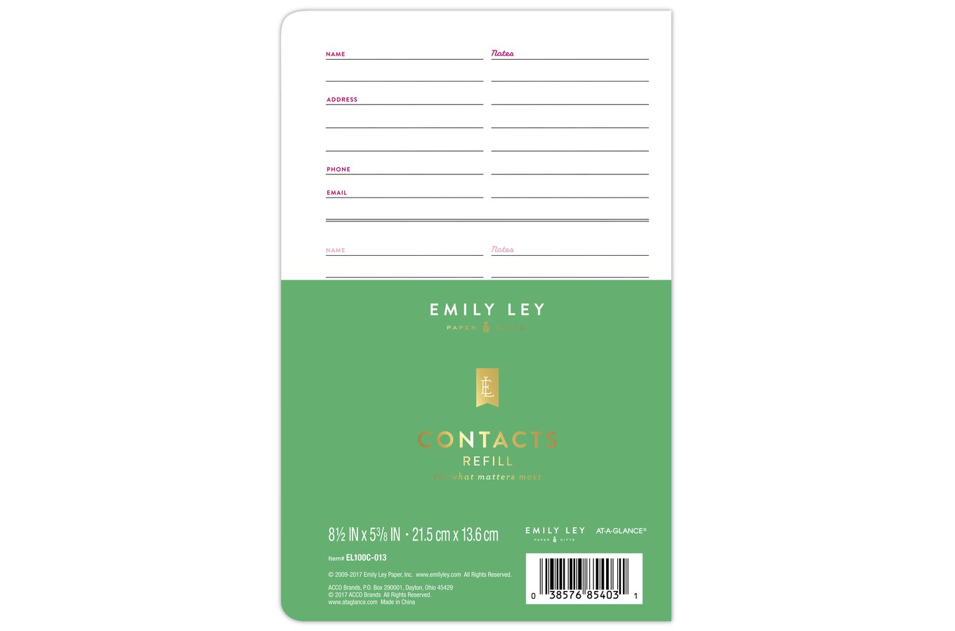 Page Marker - Fresh Start | Gifts Under | Simplified by Emily Ley