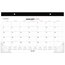 Cambridge Business Compact Monthly Desk Pad, 12 Months, January Start, 18 " x 11"