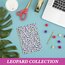 Cambridge Leopard Collection Weekly Monthly Planner