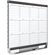 Prestige 2 Magnetic Twelve Month Calendar Board, 3' x 2', Total Erase Surface