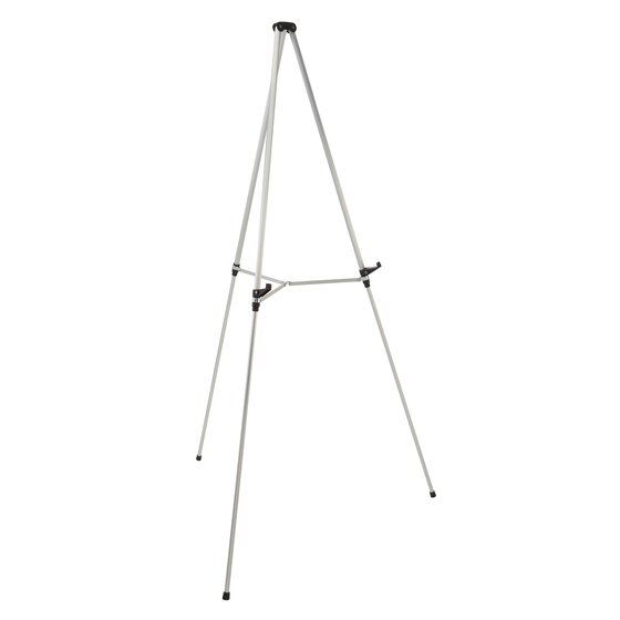 2 Pack Easy Assembly 66 Tall Floor Poster Easel Black Steel Metal Telescoping Easel Folding Instant Display Easel 