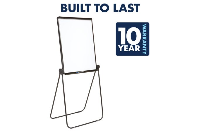 Ultima Easel Whiteboard Flipchart 27 X 34 Reversible Black