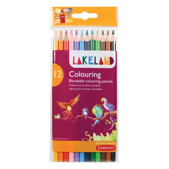 Lakeland Colouring Pencils 12 Wallet