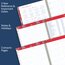 Cambridge Rouge Customizable Weekly Monthly Planner, Large