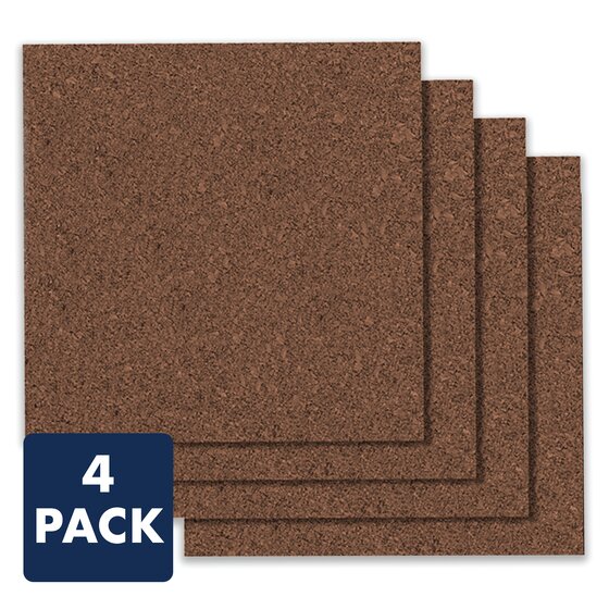 Cork Tiles Cork Board 12 X 12 Wall Bulletin Boards Naturally Durable 4 Pack 