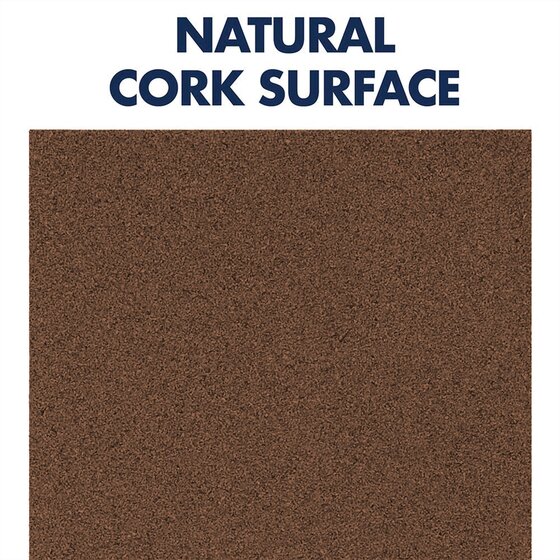12" Height X 12" Width Quartet Dark Cork Panel 101Q Brown Cork Surface 