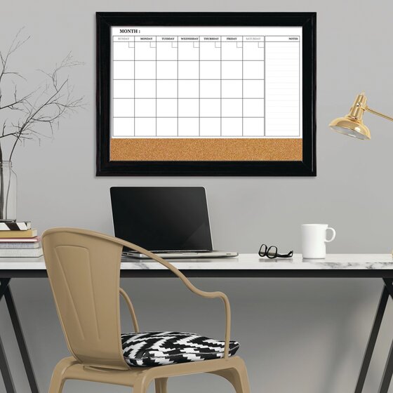 Quartet® Home Décor Combination Calendar Boards Calendar