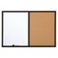 Quartet Combination Board, 2' x 3', Dry-Erase & Cork, Black Finish Frame thumbnail images 1 of 2