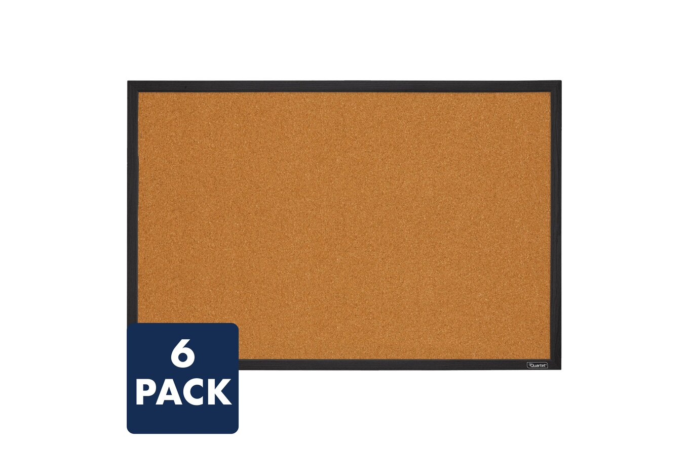 Quartet Cork Bulletin Board 24 X 36 Black Wood Finish Frame 6 Pack Home Solutions Bulletin Boards Quartet