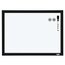 Quartet Magnetic Dry-Erase Board, 17" x 23", Black Finish Frame thumbnail images 1 of 3