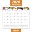 Cambridge for Jane Dixon Pebble Path Monthly Wall Calendar