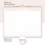 Knot and Bow Rocky Stripe Monthly Wall Calendar