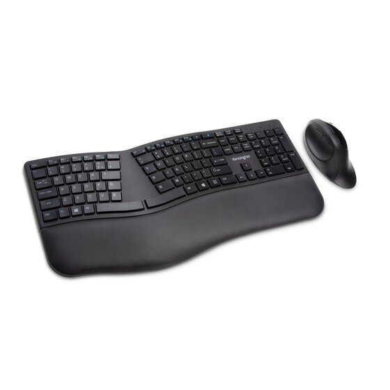Teclado y ratón inalámbricos Pro Fit™ Ergo (negro)