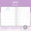 Ivory Ella Ombre Chevron Monthly Planner