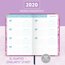 Ivory Ella Paisley Weekly-Monthly Hardcover Planner