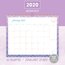 Ivory Ella Monthly Wall Calendar
