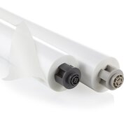 GBC® EZLoad™ Gray End Cap Laminating Roll Film, Low Temp, Gloss, 25" x 500', 1.5 mil, 1 Roll