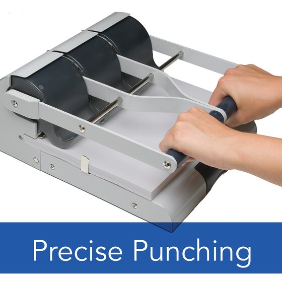 Black Swingline 2-3 Hole Punch 10 Sheet Punch Capacity Semi-Adjustable 74015 Light Duty Hole Puncher 