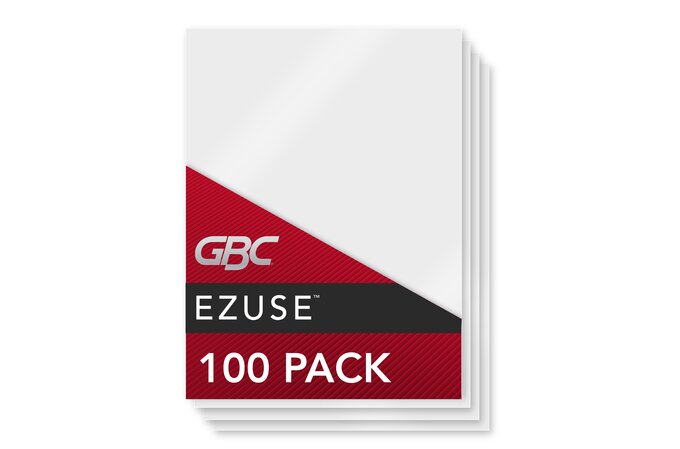 GBC EZUse Thermal Laminating Pouches, Legal Size, 5 mil, 100 Pack