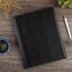 Cambridge Limited Faux Leather Notetaker Refillable Notebook, Large, Black thumbnail images 2 of 7