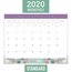 Cambridge Wild Cactus Monthly Desk Pad Calendar