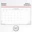 Cambridge WorkStyle Monthly Desk Pad Calendar, Compact, Pink