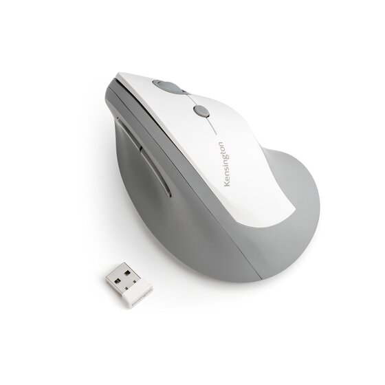 Pro Fit® Ergo Vertical Wireless Mouse-Gray