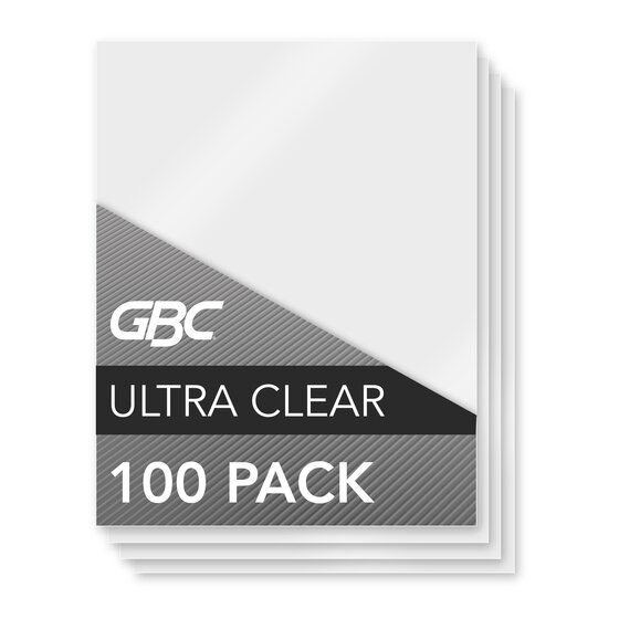 GBC Ultra Clear Thermal Laminating Pouches, Letter Size