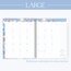 Cambridge Katharine Academic Customizable Weekly Monthly Planner, Large