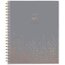 Cambridge WorkStyle Gray Dot Academic Customizable Weekly Monthly Planner, Large