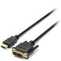HDMI (M) to DVI-D (M) passive bi-directional cable, 1.8m (6ft)