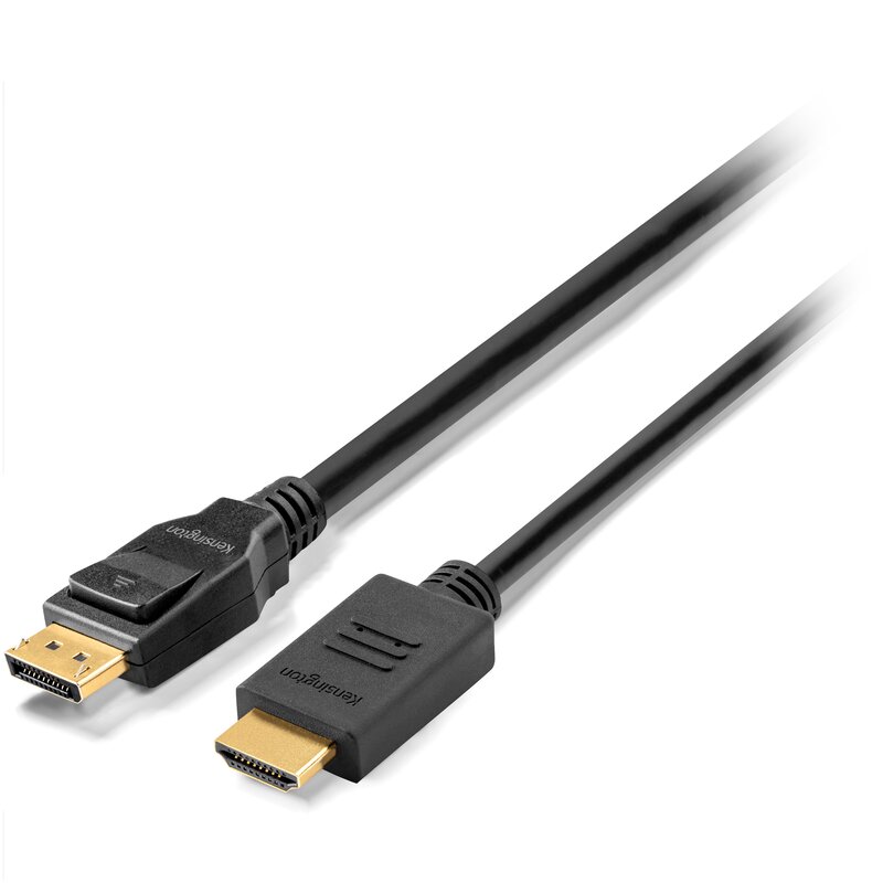 DisplayPort 1.2 (M) to HDMI (M) Passive Unidirectional Cable, 6ft