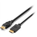 DisplayPort 1.2 (M) to HDMI (M) passive unidirectional cable, 1.8m (6ft)