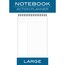 Cambridge Limited Topbound Legal Ruled and Action Planner Business Notebook, Large, Gray