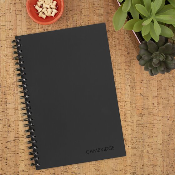 Cambridge Limited® Wirebound QuickNotes® Business Notebook, 80