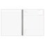 Cambridge Limited Wirebound Meeting Format Notebook, 80 Sheets, Large, Gray